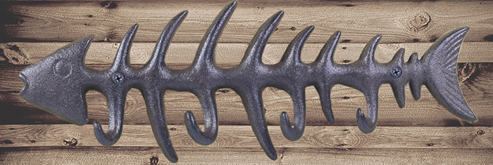 Cast Iron Fishbone Hooks